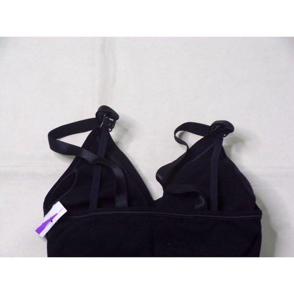 INGRID & ISABEL Nursing Seamless Shaping Tank Top Black Small NEW - Picture 5 of 6